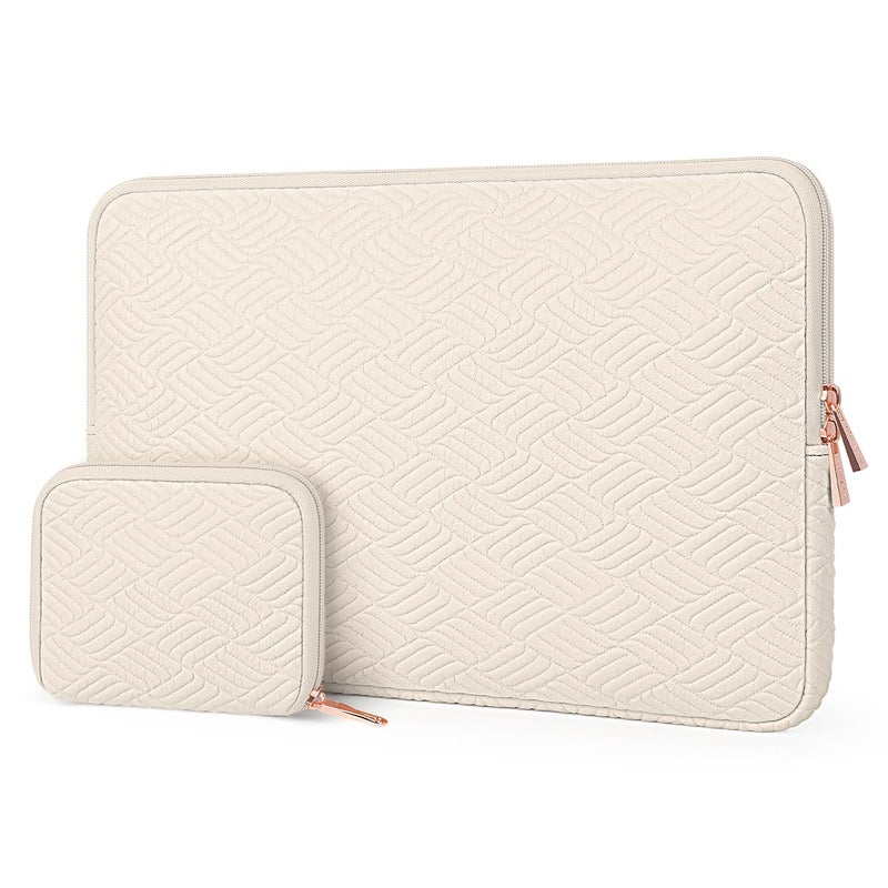 Arvok Laptop Case for MacBook Air 15 inch/MacBook Pro 16 inch, Dell XPS 15 Plus,15-inch MacBook Pro A1990 A1707, Water-Resistant Leather Case for HP/Dell/Lenovo/Asus/Acer/Samsung with Accessory Bag - Image 1