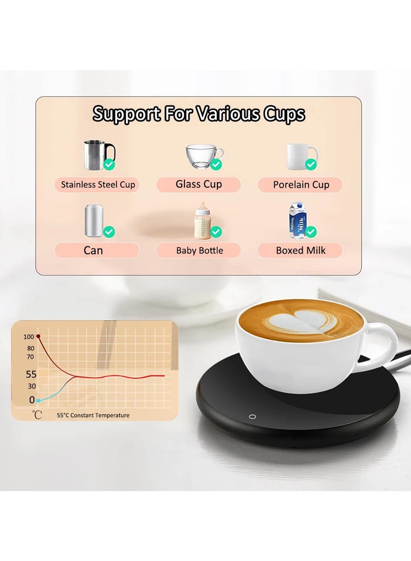 ارواق فنجان القهوة سخان مدفأة القدح USB لوحة التدفئة الكهربائية الحليب الشاي المياه ترموستاتي الوقايات كوب دفئا للمنزل مكتب عمل تيار مستمر 5 فولت - Image 4