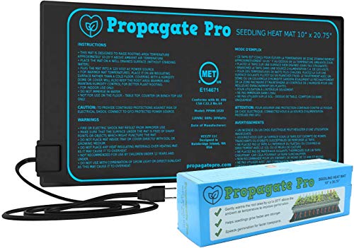 Propagate Pro Seedling Heating Mat | Fits (1) Standard 1020 Tray | Germination Grow Heat Pad for Seed & Starter Plants Soil Warmer for Indoor Home Gardening (10x20 Single) - Image 1