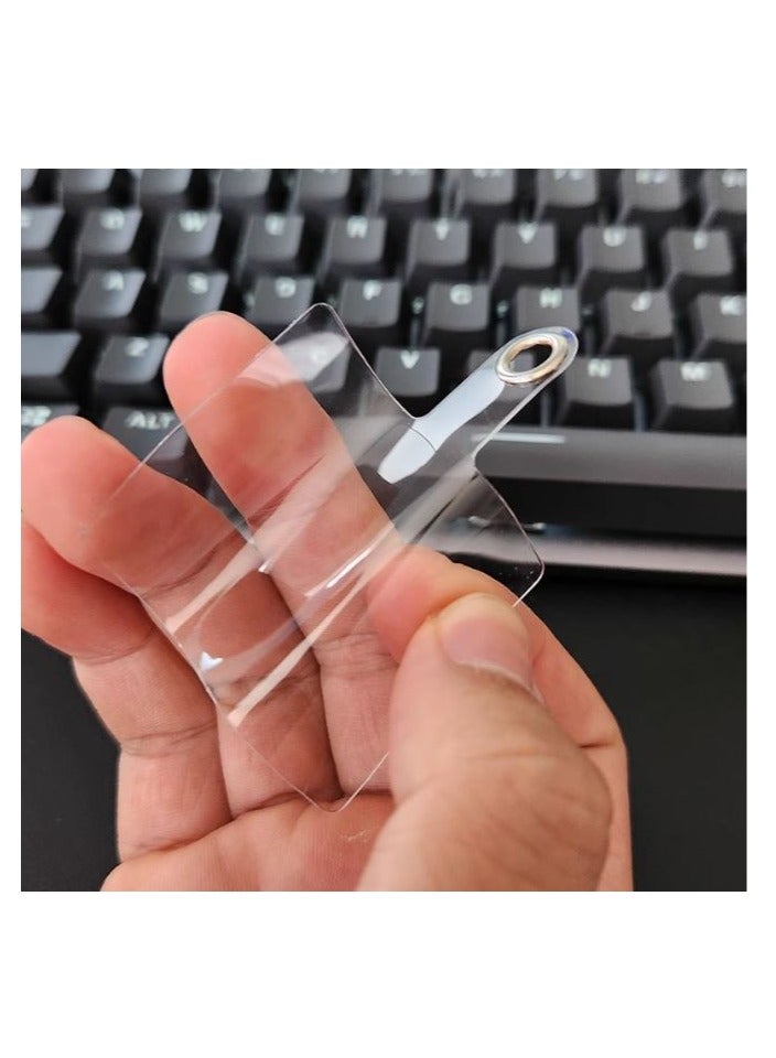 قلادة مصممة بشكل أنيق تعلق في الهاتف ، مع جزء بلاستيكي للتثبيت في الهاتف - Image 2