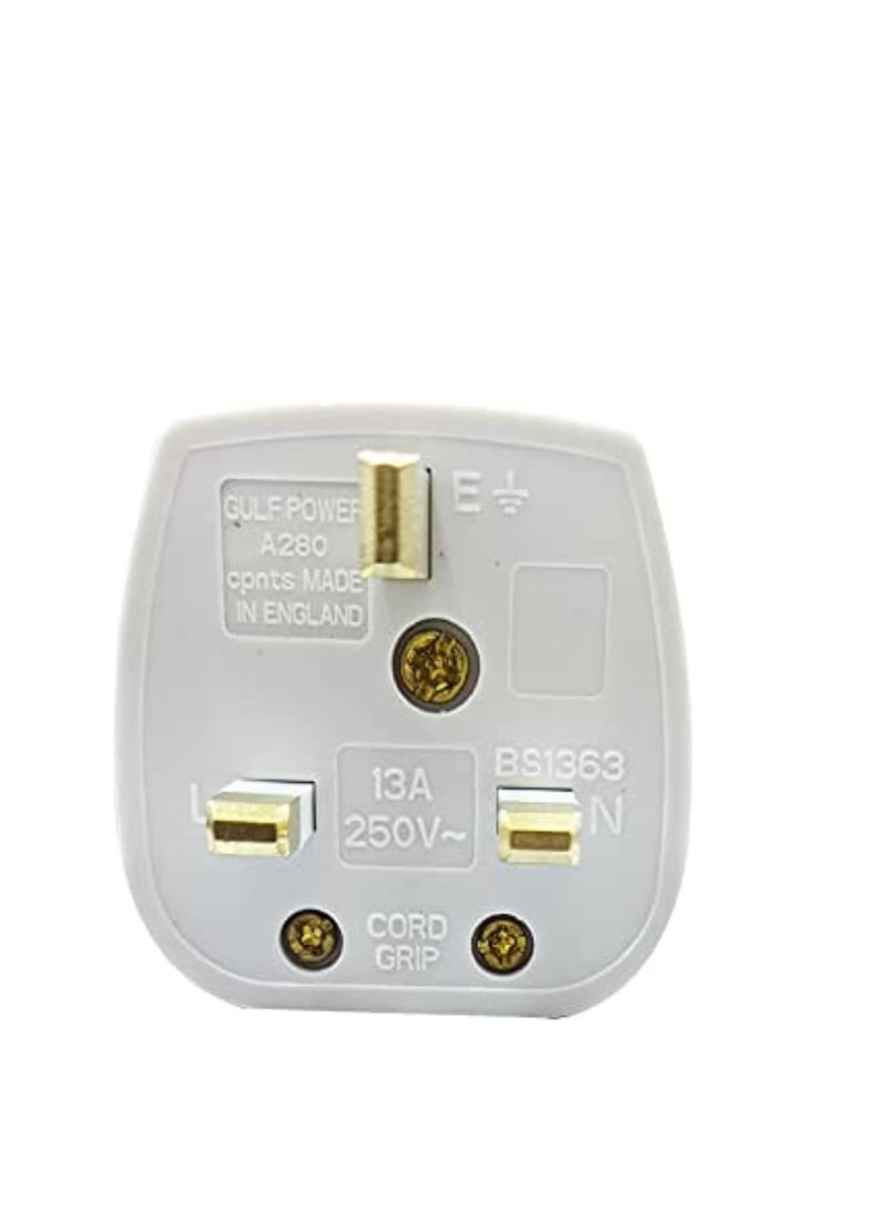 Fused Pin Plug Top UK Standard Fitted 13A Fuse - Image 2
