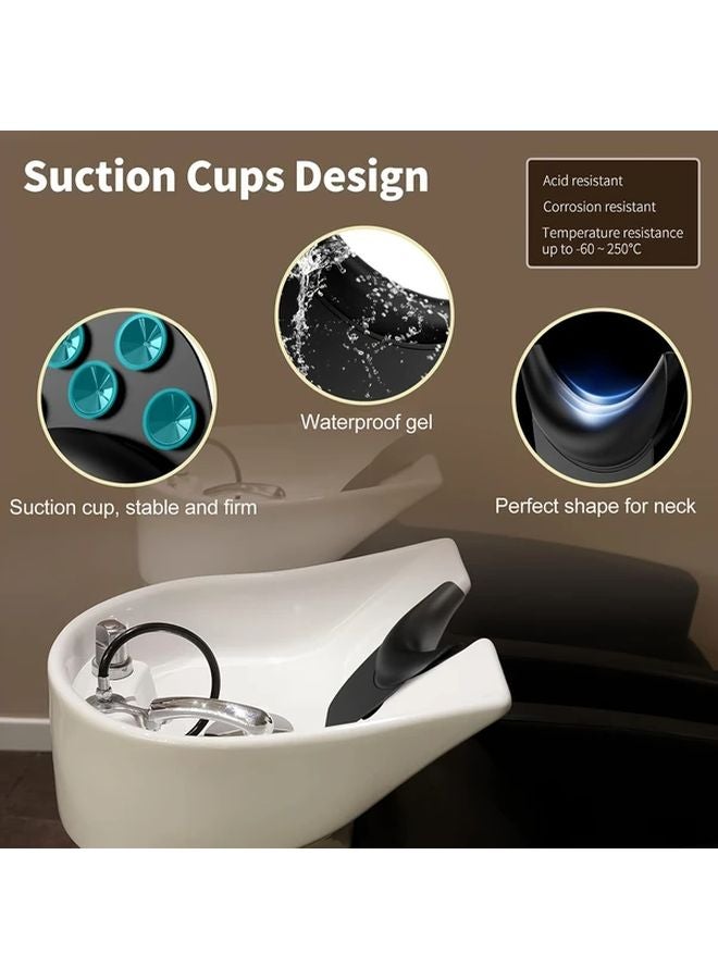 1pc Neoprene Shampoo Bowl Neck Rest Pillow Hydrotherapy Spa Support Hair Salon - Image 3