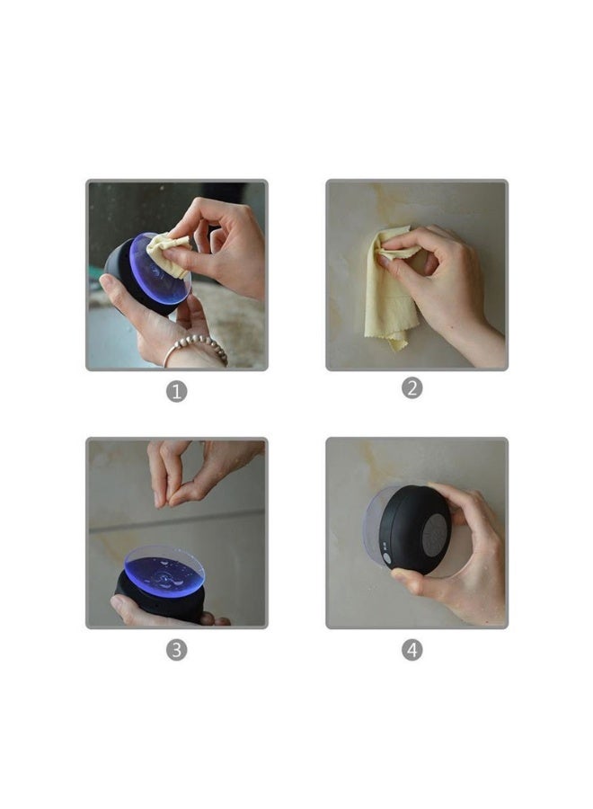 NIBEMINENT Bluetooth Speaker Outdoor Mini Portable Large Suction Cup Speaker  - Image 3