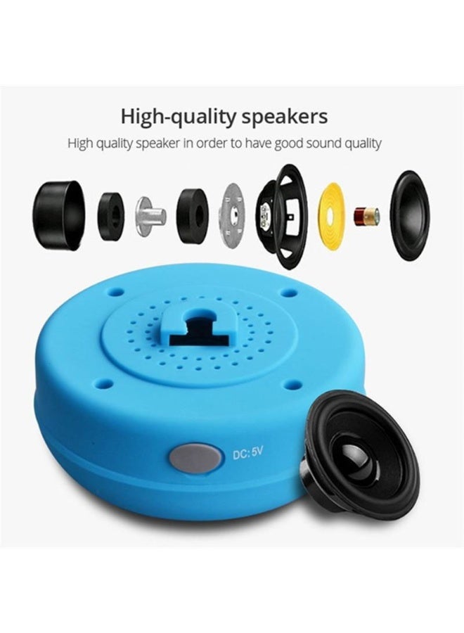 NIBEMINENT Bluetooth Speaker Outdoor Mini Portable Large Suction Cup Speaker  - Image 2