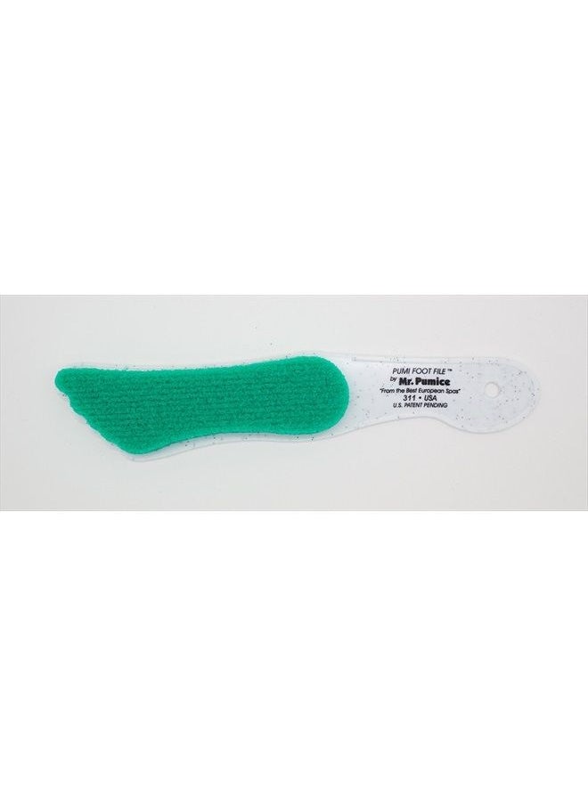 Large Pumi Foot File (4 Pack): 2-in-1 Callus Remover Pedicure Stone & Ped Scrubber For Smooth Feet and Heels, Dual-Grit (Medium + Coarse)