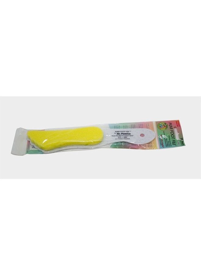 Large Pumi Foot File (4 Pack): 2-in-1 Callus Remover Pedicure Stone & Ped Scrubber For Smooth Feet and Heels, Dual-Grit (Medium + Coarse)
