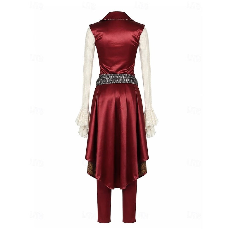 Y&D Fantasy Villain Heir Descendants Wicked Wonderland Pirate Red Heart Princess Costume Cosplay for Unisex Kid's Adults' Halloween Carnival Party Performance Stage - Image 5