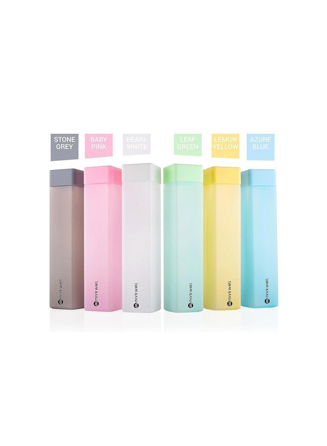 MARKWELL 100% Food Grade Premium Plastic Refrigerator Water Bottles For Fridge Set Of 6, 1 Litre (6) - Image 1