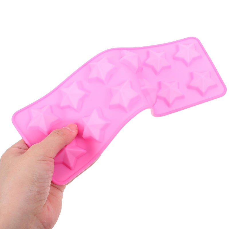 Silicone Star Chocolate Mold 12 Cavity Reusable For Candy Jelly Dessert - Image 5