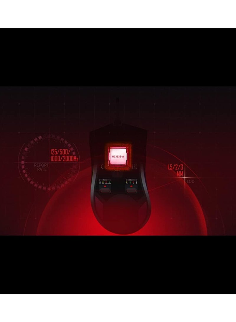 Blood Hand Ghost A90 Max Gaming Mouse Wired USB E Sports Mouse RGB Color - Image 2