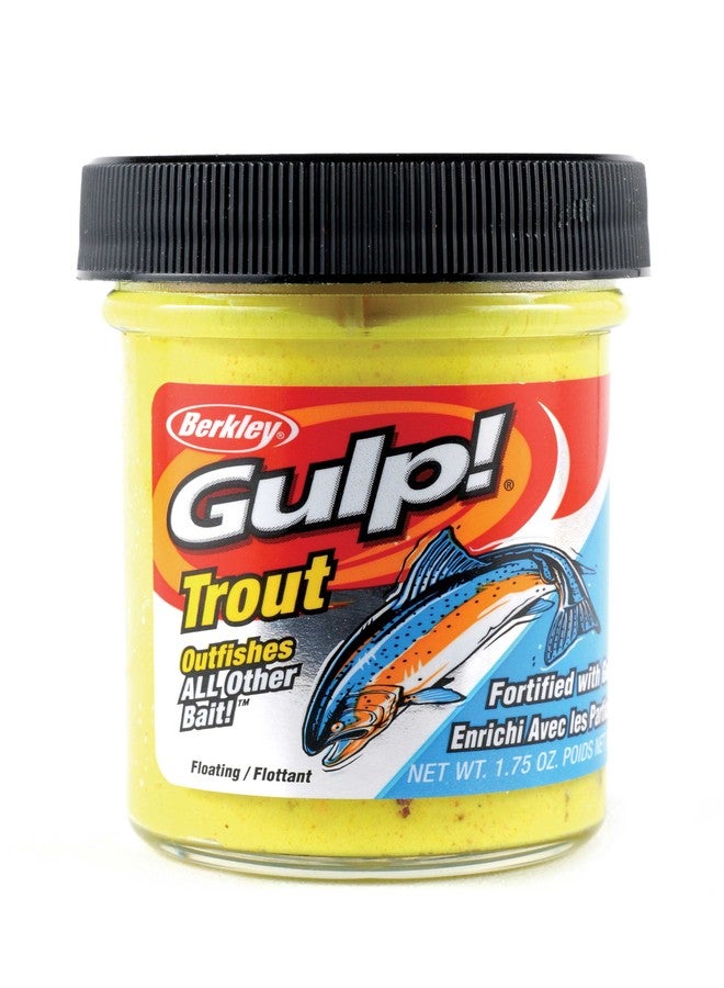 Berkley Gulp!® Trout Dough, Chunky Chartreuse, 1-4/5 oz - Image 1
