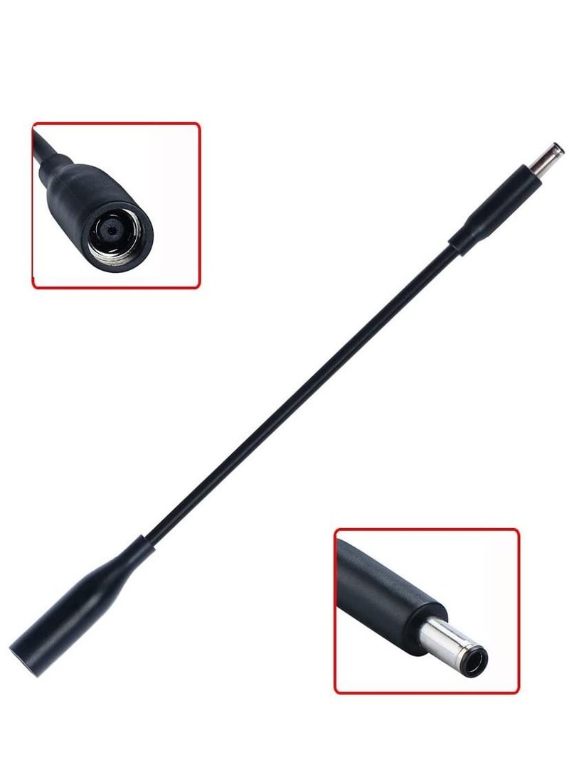 Ntech - Ntech Dongle Tip Adapter for Dell Connector Converter Cable 7.4mm Female to 4.5mm Male for D5g6m 0d5g6m Dell M3800 XPS 12 13 9350 3960 15 5930 5950 Dell 11 13 14 15 17 3000 5000 7000 - Image 1