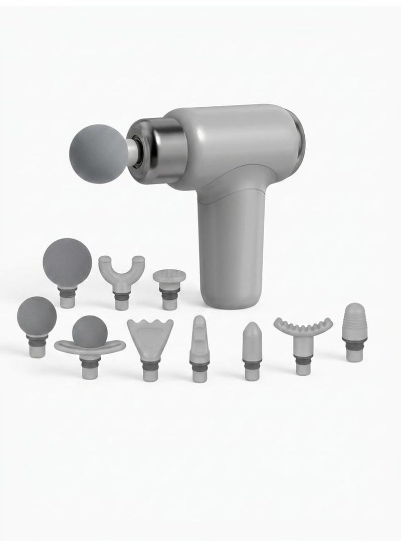 Blueidea Deep Tissue Massage Gun with Triple Head, Interchangeable Heads, 25W Power, 6 Speed Modes - Image 2