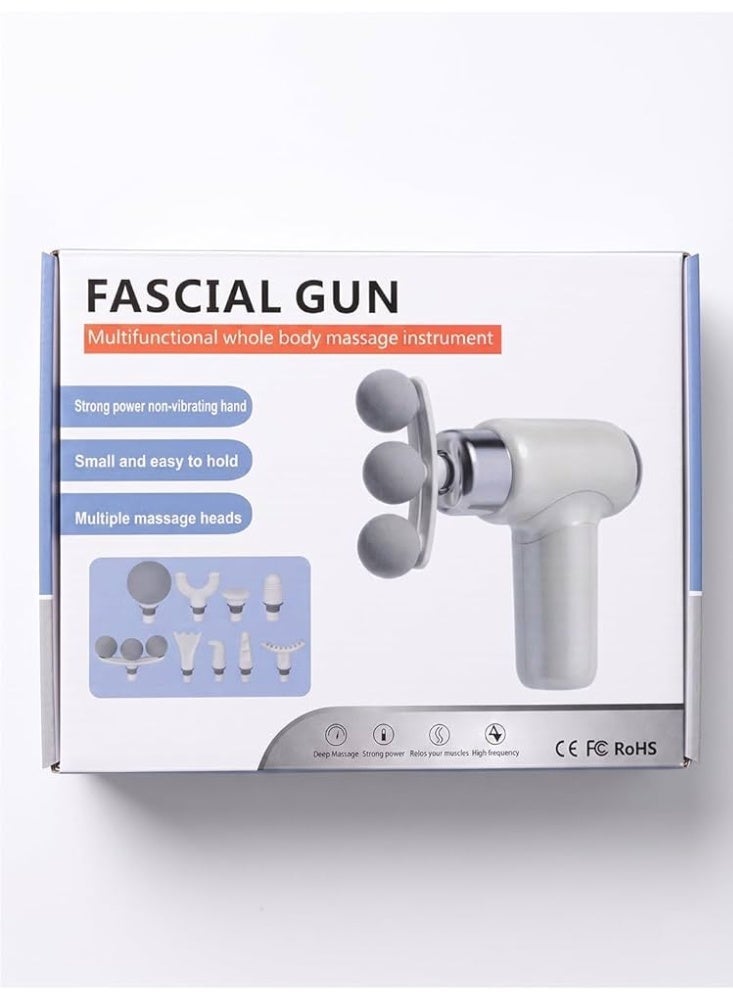 Blueidea Deep Tissue Massage Gun with Triple Head, Interchangeable Heads, 25W Power, 6 Speed Modes - Image 1