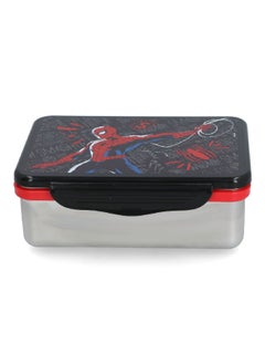 Stainless Steel Rectangular Spiderman Theme Lunch Box Multicolor 193 ml - pzsku/Z9C0230AEF004EF8E0755Z/45/_/1702136513/62a1c823-f928-40b8-8fd1-e8600544c699