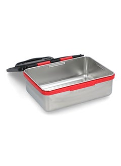 STOR Stainless Steel Rectangular Spiderman Theme Lunch Box Multicolor 193 ml  - Image 4