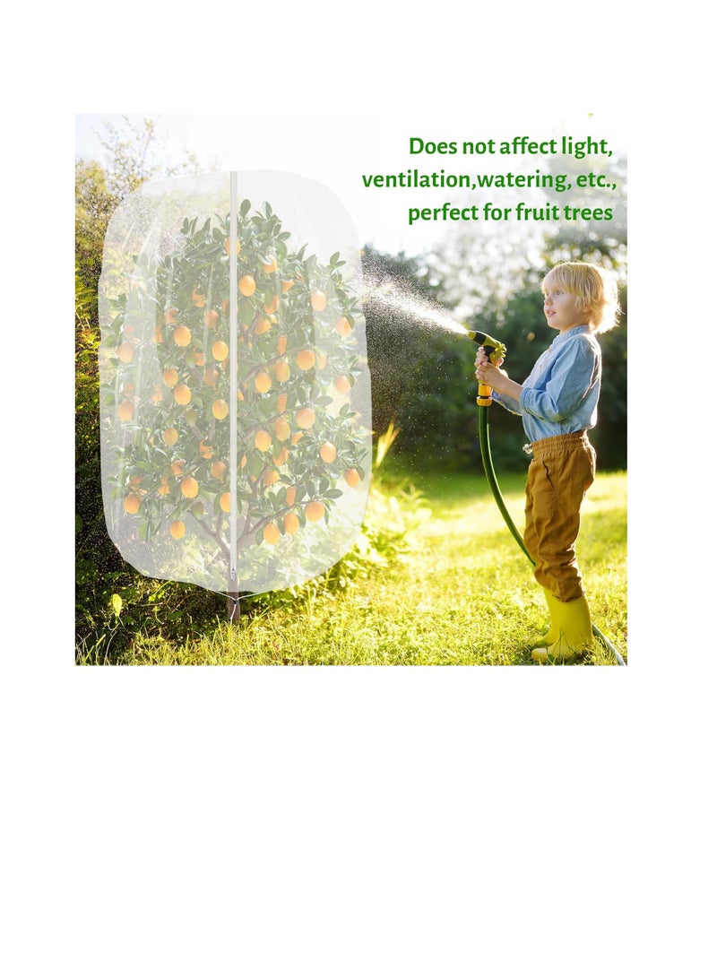 general Fruit Tree Netting with Zipper and Drawstring,2.62 * 3.28 Ft Bird Garden Netting for Garden Protection,Cover for Blueberry Tomato Strawberry and Plants Protection from Insect Squirrels Birds - Image 4