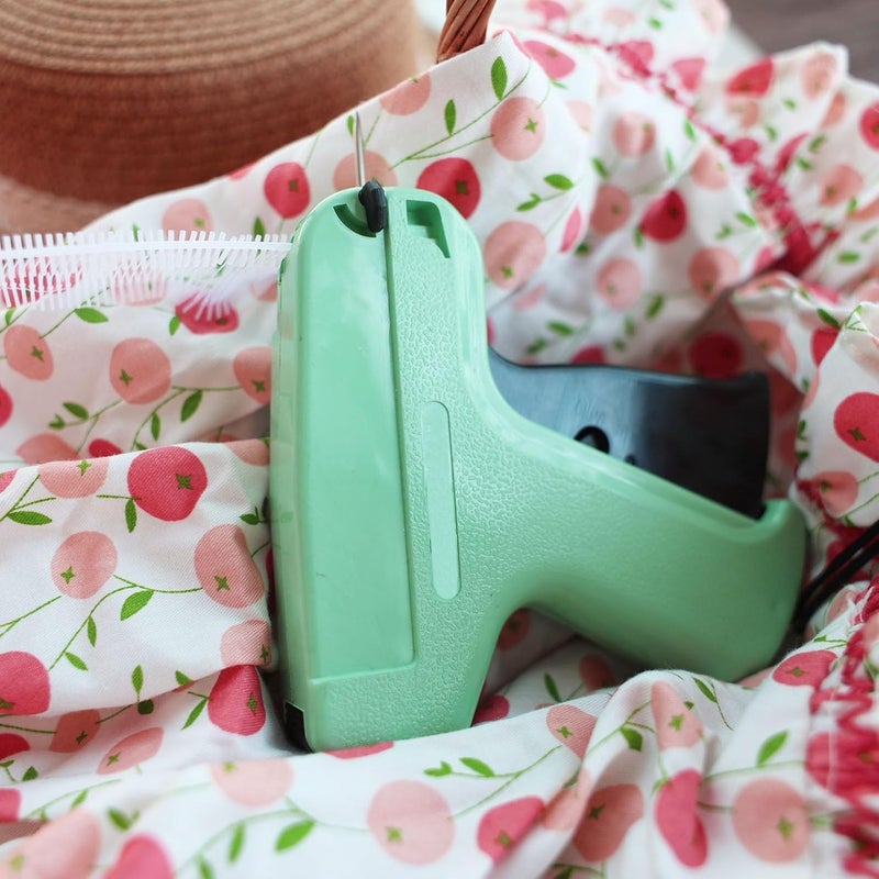 كاست ويف مسدس وسم للملابس، مسدس وسم بخمس إبر و1000 شوكة تثبيت، مسدس وسم، مسدس وسم للتجزئة، مسدس وسم معلق، للمستودعات، البيع بالعمولة، للبيع (أخضر فاتح) - Image 4