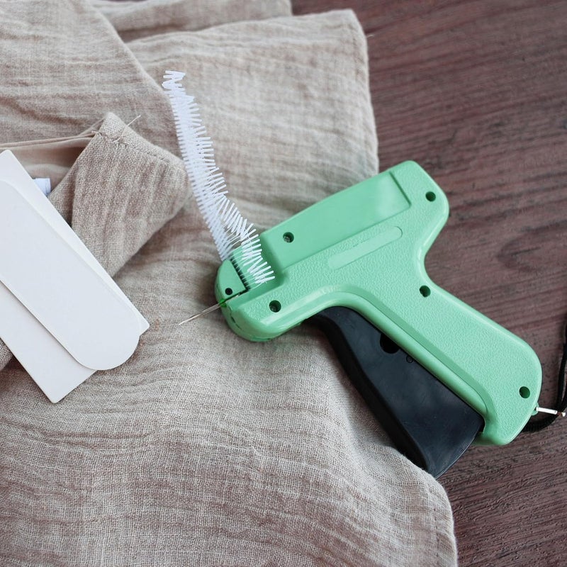 كاست ويف مسدس وسم للملابس، مسدس وسم بخمس إبر و1000 شوكة تثبيت، مسدس وسم، مسدس وسم للتجزئة، مسدس وسم معلق، للمستودعات، البيع بالعمولة، للبيع (أخضر فاتح) - Image 2