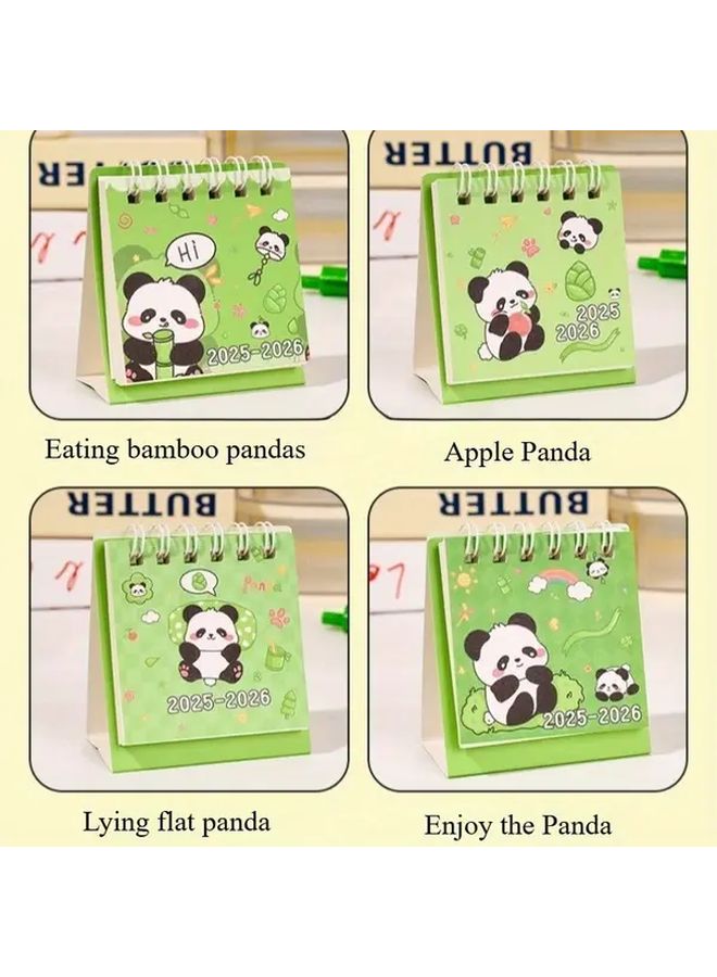 مُنظِّم مكتب تقويم ميني Apple Panda 2026، مخطط شهري وجدول يومي - Image 3