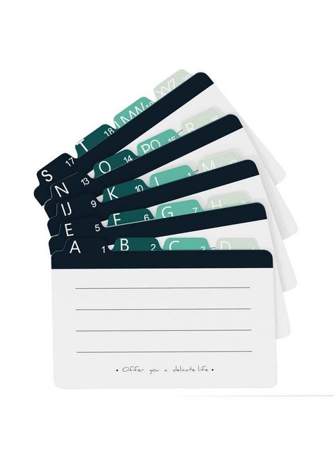 Index Cards Guide Dividers 2.2 X 3.5 Inches Alphabetical Index Cards Guide Colored Note Cards File And Recipe Guides With Alphabetical Tabs Assorted Colors 20 Counts Az Guide