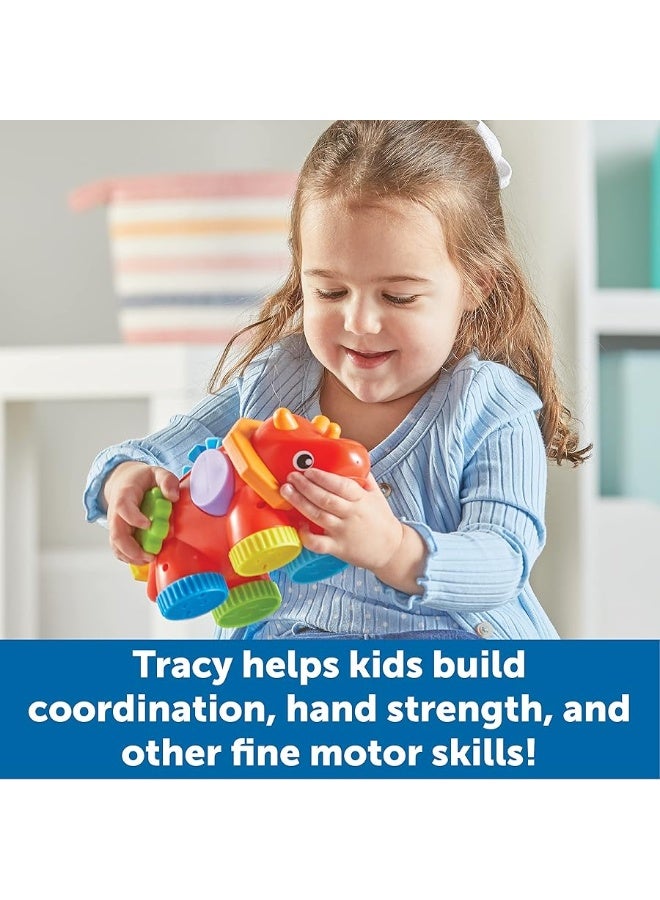 Learning Resources Tracy the Fidget Triceratops Toddler Montessori Toys Stacking Shape Gifts For Boys And Girls Sorting And Matching Skill Activities Educational Games Ages 18 Months - Image 4