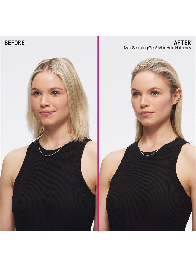 Redken Max Hold Hairspray 32 | Extreme Maximum High Hold Hairspray | Long-Lasting Lift & Body | All-Day Style Control | Dry Finish | 24 Hour Humidity Resistance | | For All Hair Types | 9 Oz - Image 3