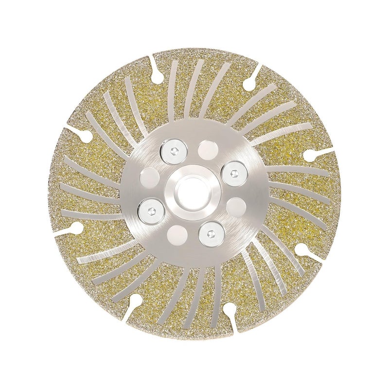 LECART 4.5 Inch Diamond Grinding Wheel, 2-in-1 Dual-Side Electroplated Blade for Angle Grinder with M14 Flange, Indestructible Diamond Grinding Disc for Cutting PVC, Marble, Tile & Concrete (1 PCS) - Image 1