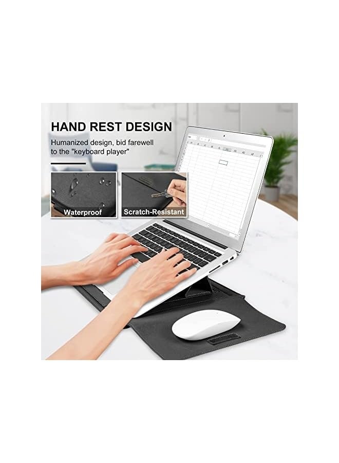 PROMASS 13 inch Laptop Sleeve Case, Slim Laptop Carrying Case with Stand Function Compatible with 2018-2021 MacBook Air 13 M1/ 2016-2021 MacBook Pro 13 M1/ XPS 13 inch/ 13"-13.3" Surface Pro X 6 7 8  - Image 2