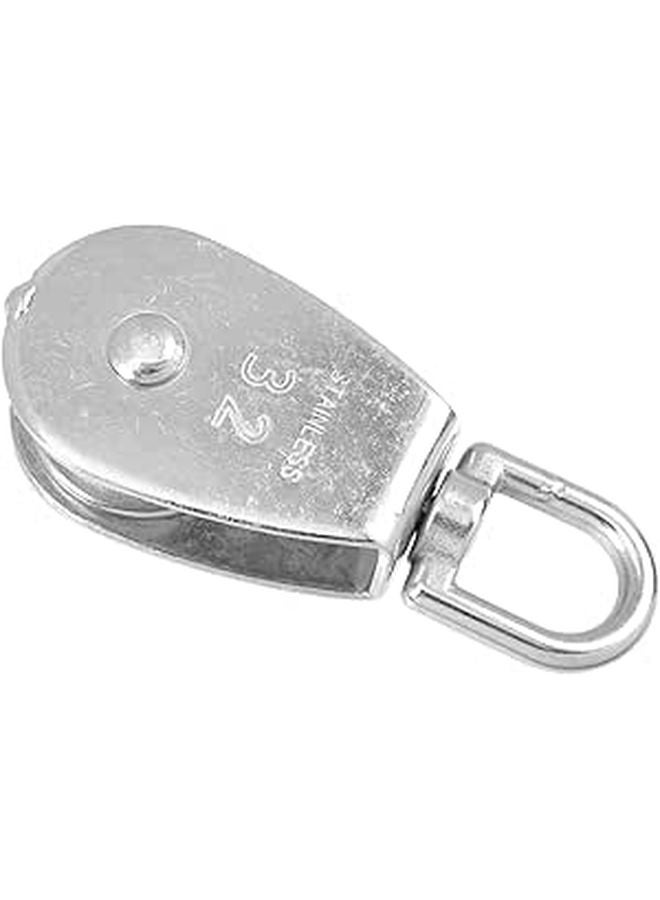 Heavy Duty Single Pulley Roller for Lifting Towing Fitness 2 Inch High Load Bearing Capacity - Image 1