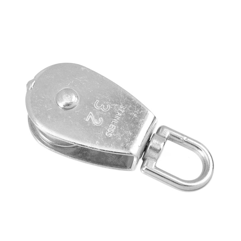 Heavy Duty Single Pulley Roller for Lifting Towing Fitness 2 Inch High Load Bearing Capacity - Image 2