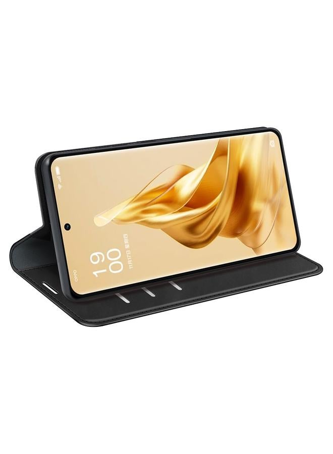 S-TOP Case For OPPO Reno9 Pro+ Retro-skin Magnetic Suction Leather Phone Case - Image 5