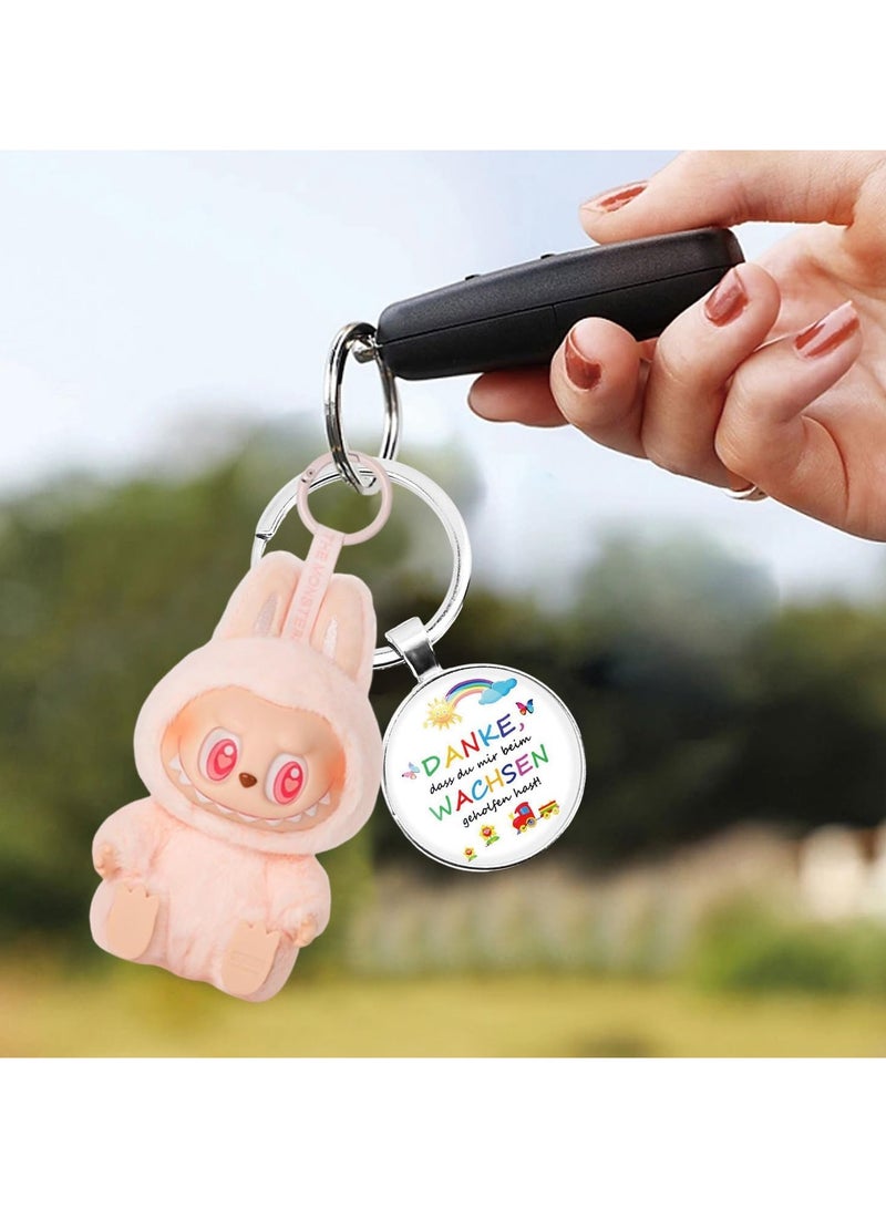 Labubu doll, 17 cm Labubu keyring, Labubu doll, gifts for boys and girls  - Image 4