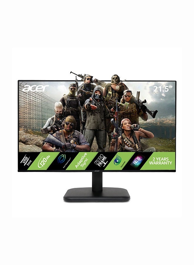 أيسر الشاشة الأساسية EK221Q | 21.5 بوصة ZeroFrame (1920x1080) FHD، تقنية لوحة VA، HDMI، VGA مع وقت استجابة يصل إلى 5 مللي ثانية، معدل التحديث 100 هرتز وAMD FreeSync - Image 3