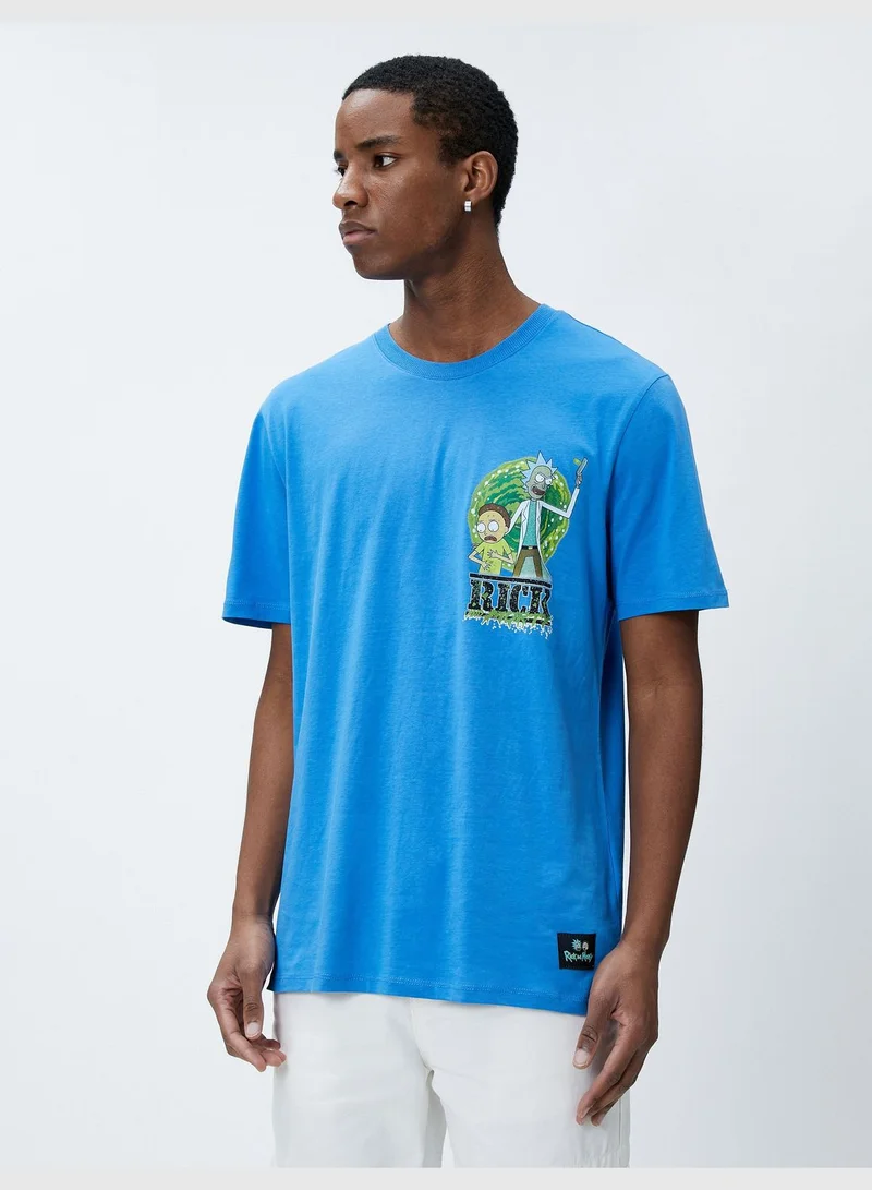 كوتون Rick and Morty T-Shirt Cotton Licensed Printed