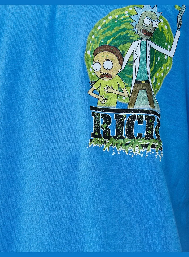 كوتون Rick and Morty T-Shirt Cotton Licensed Printed