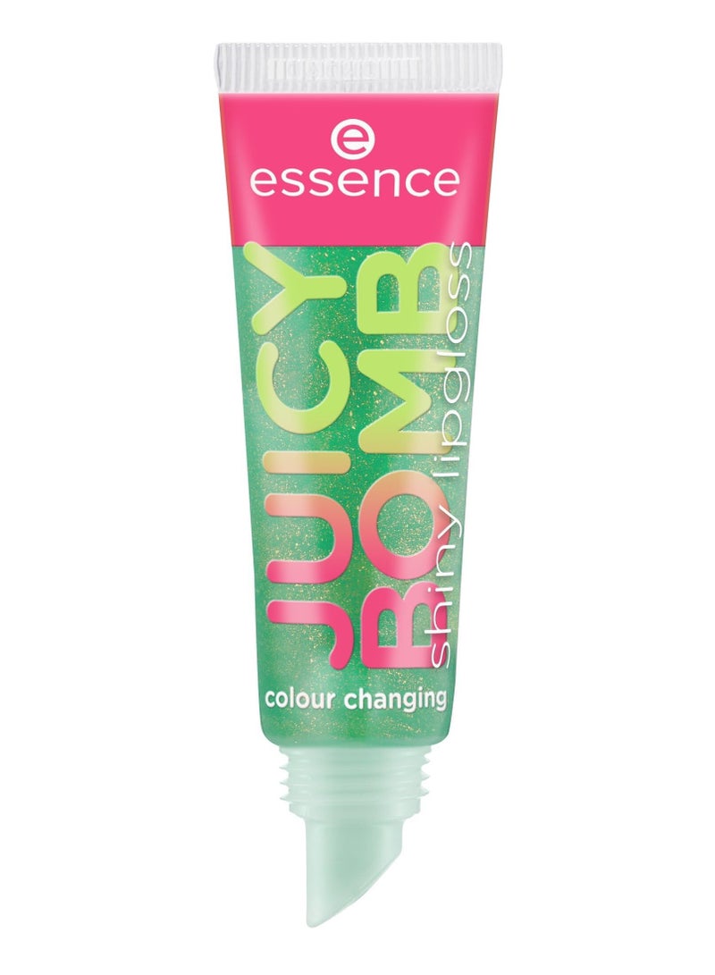 Essence Juicy Bomb Shiny Lipgloss Nr. 107 Glowy Gummy - 10ml | Colour Changing High-Shine Lip Gloss