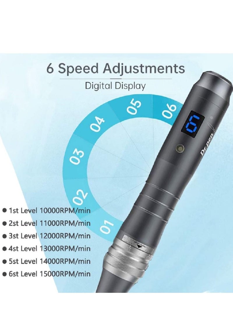 Dr.pen Wireless Dr.pen Ultima M8 Microneedling Pen with 6Pcs 16Pin Needle Cartridges Derma Pen Beauty Skin Care Kit MTS Machine  - Image 4