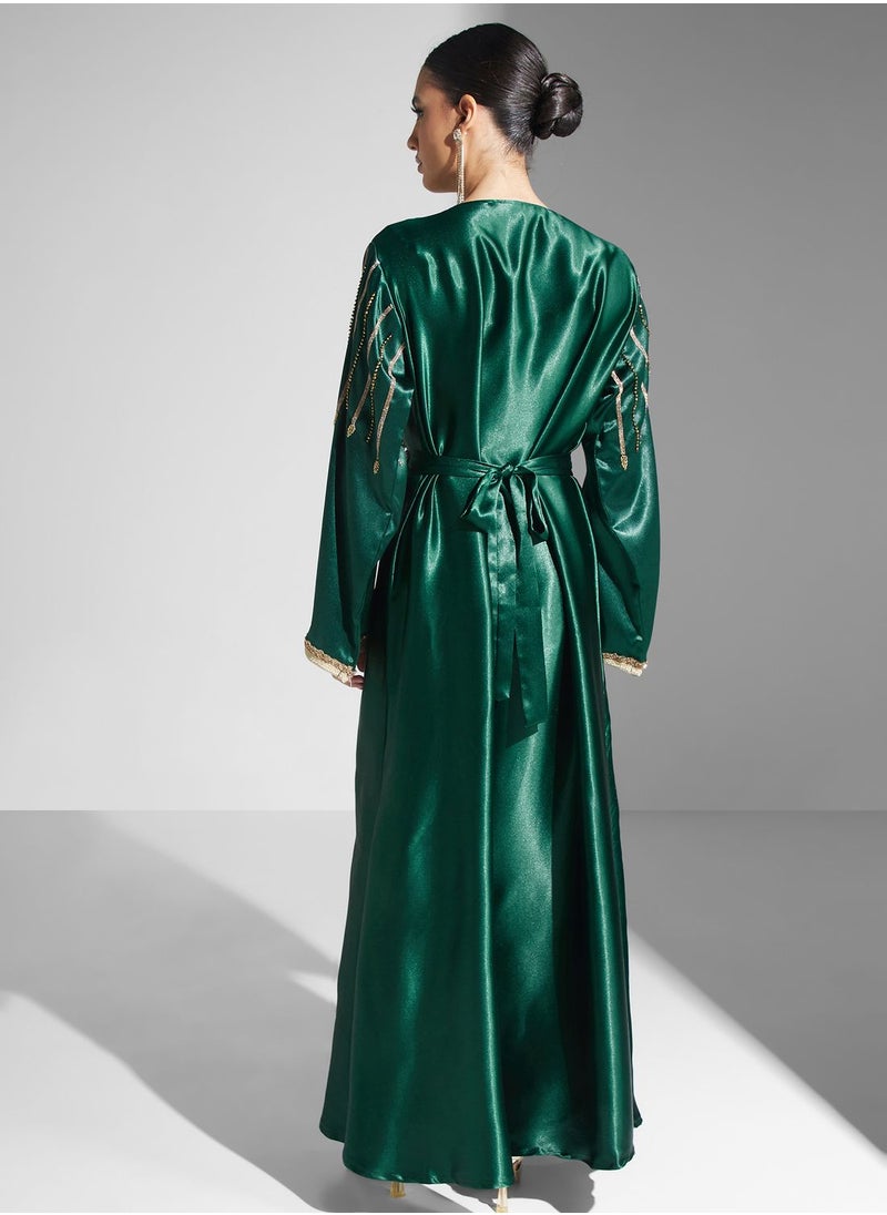 hayas closet Embellished Belted Dress  - Image 2