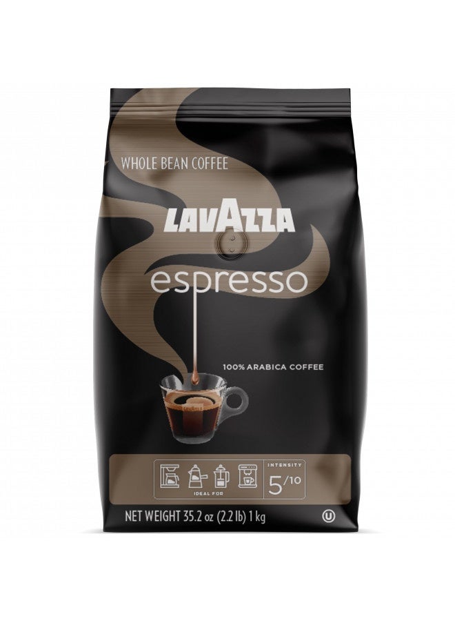 Lavazza Lavazza Espresso Italiano Whole Bean Coffee Blend, Medium Roast, 2.2 Pound Bag (Packaging May Vary) Premium Quality Arabic  - Image 4
