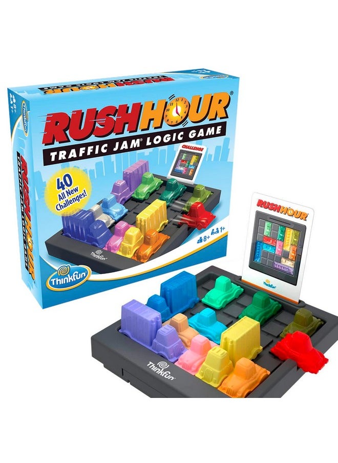 thinkfun ThinkFun Rush Hour Traffic Jam Brain Game and STEM Toy for Boys and Girls Age 8 and Up - Tons of Fun With Over 20 Awards Won, International seller for Over 20 Years  - Image 1