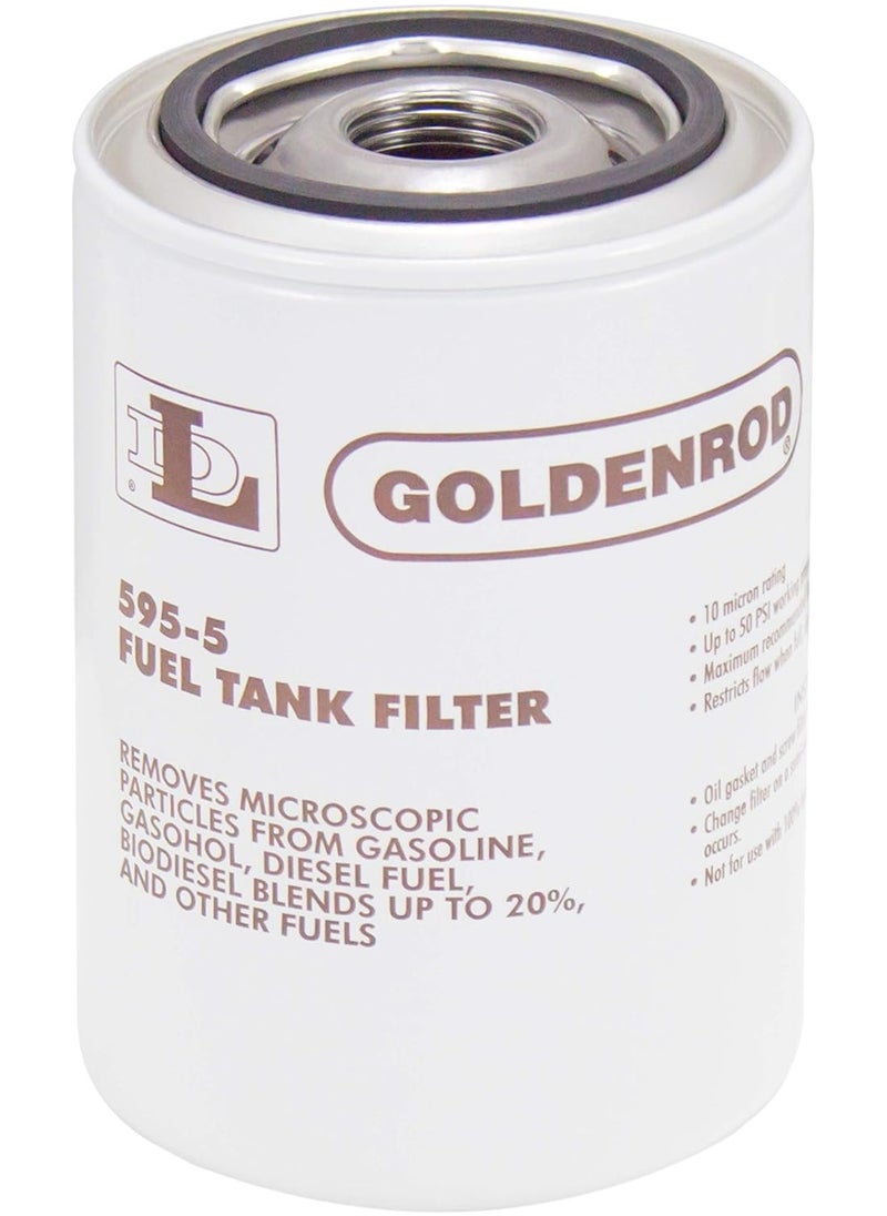 Goldenrod GOLDENROD (595-5) Fuel Tank Filter Replacement Canister Spin-on Fuel Filter  - Image 1