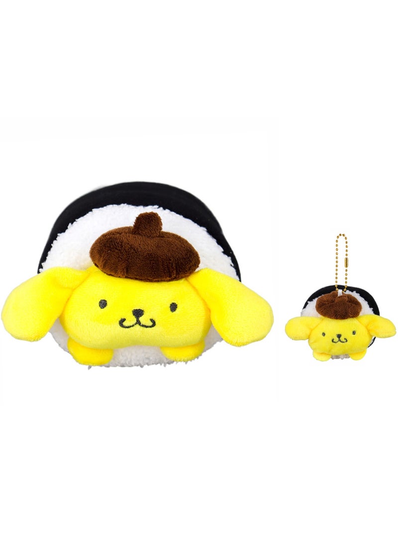 Pudding Dog 2-pack (doll + pendant) Sushi Dress Up Series Plush Toy Doll Pendant  - Image 1