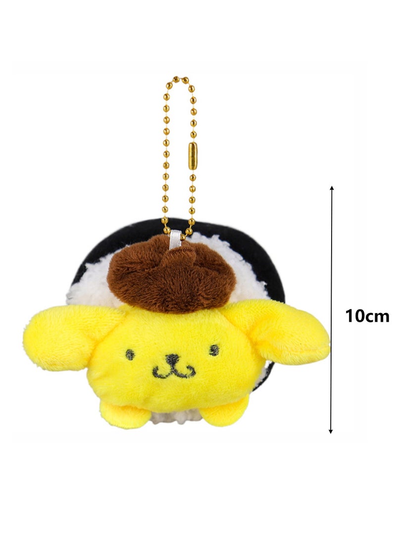 Pudding Dog 2-pack (doll + pendant) Sushi Dress Up Series Plush Toy Doll Pendant  - Image 2