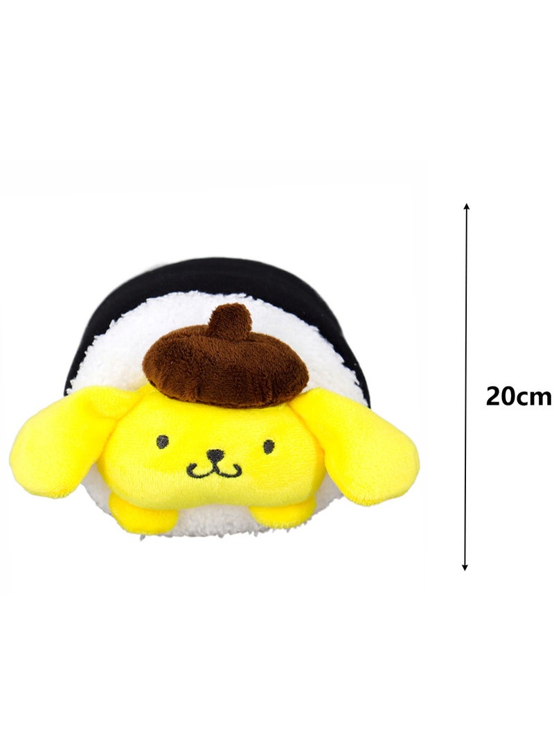 Pudding Dog 2-pack (doll + pendant) Sushi Dress Up Series Plush Toy Doll Pendant  - Image 3
