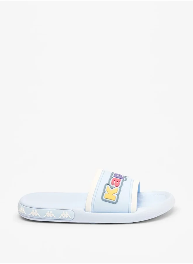 كابا Girls Logo Applique Slip-On Slides