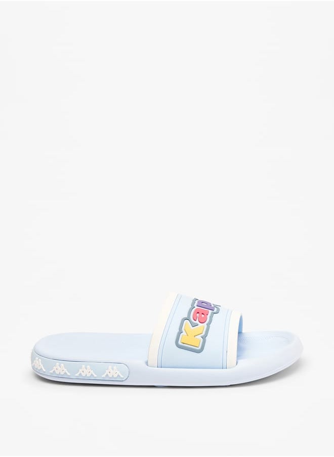 Kappa - Girls Logo Applique Slip-On Slides - Image 1