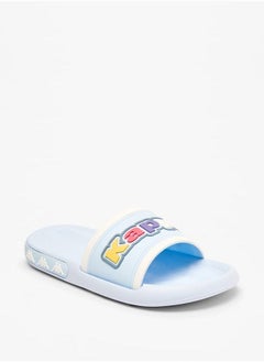 Kappa Girls Logo Applique Slip-On Slides  - Image 1