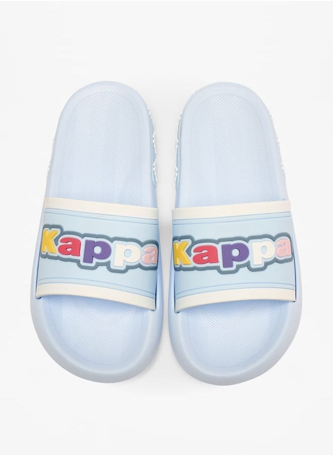 Kappa - Girls Logo Applique Slip-On Slides - Image 1