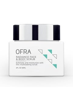 Radiance Face and Body Scrub | Exfoliating Body Scrubber and Moisturizer for Smooth Skin | Soft Scrub that Gently Buffs Away Dead Skin Cells | Deep Cleansing & Formula for Face and Body | 2.2oz/60ml